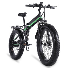 USA EU Warehouse Ebike 1000W 48V 4.0 Fat Tire Ebike 26 Inch Hydraulic Brake Folding Electric Bicycle For Adults