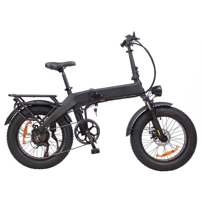 European Warehouse Stock 500W Folding Fat Tire Electric Bike 48V 12Ah Hidden Battery E Bicycle For Adult