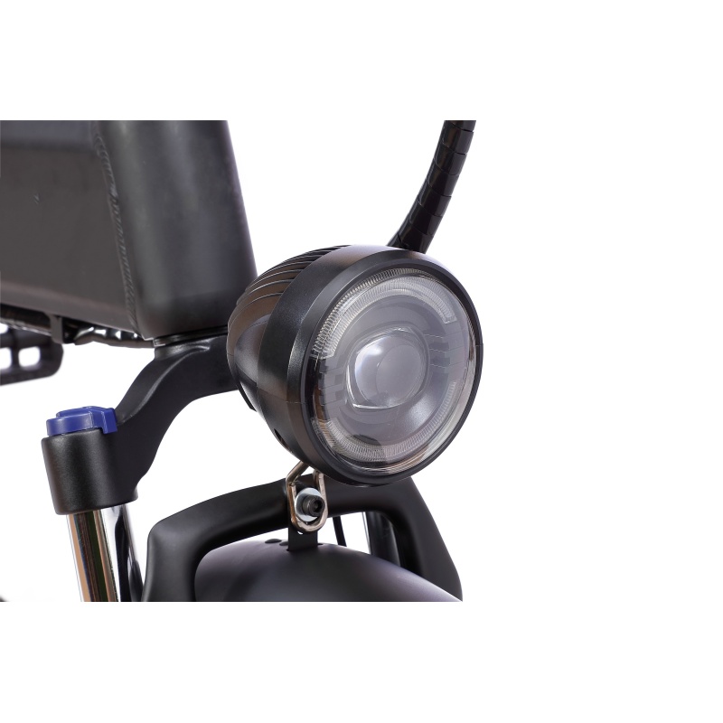 European Warehouse Stock 500W Folding Fat Tire Electric Bike 48V 12Ah Hidden Battery E Bicycle For Adult