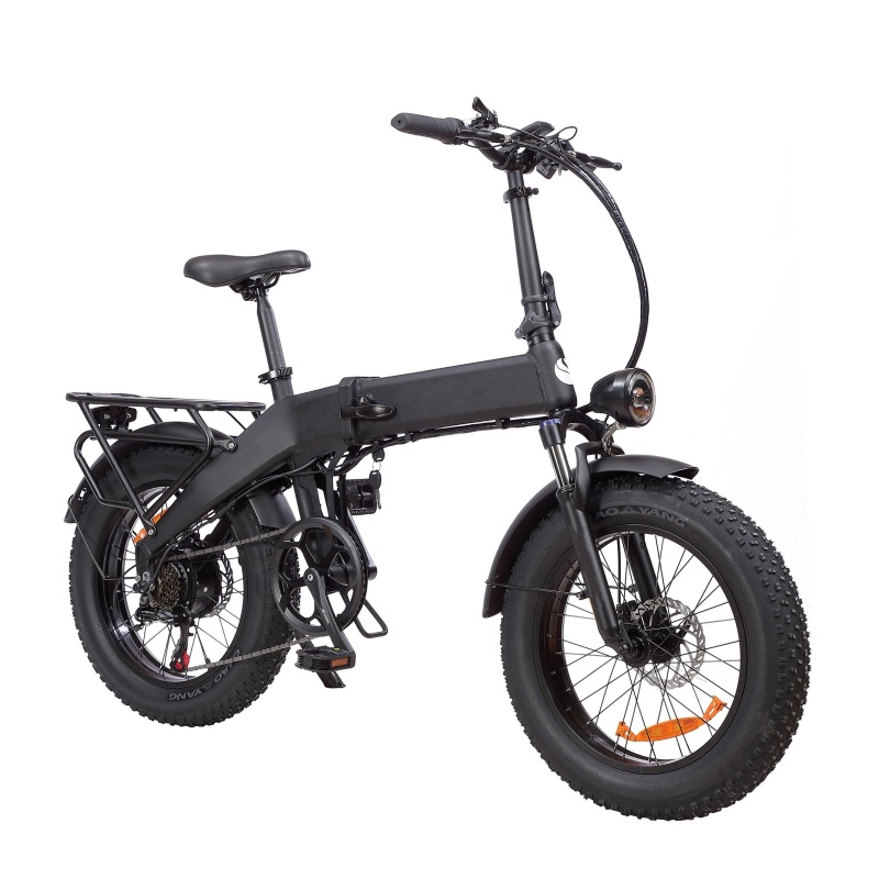European Warehouse Stock 500W Folding Fat Tire Electric Bike 48V 12Ah Hidden Battery E Bicycle For Adult