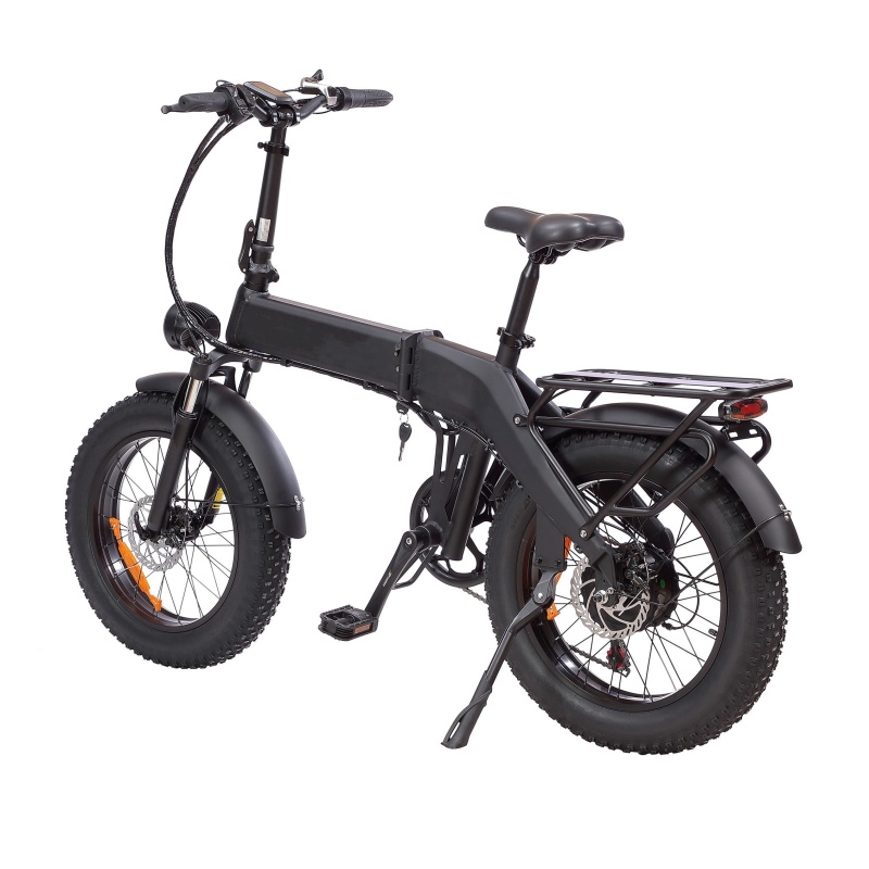 European Warehouse Stock 500W Folding Fat Tire Electric Bike 48V 12Ah Hidden Battery E Bicycle For Adult