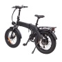 European Warehouse Stock 500W Folding Fat Tire Electric Bike 48V 12Ah Hidden Battery E Bicycle For Adult