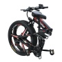 26 Inch Electric Folding Bicycle Full Suspension Ebike 350W Electric Bike 21 Speed Electric Ebike