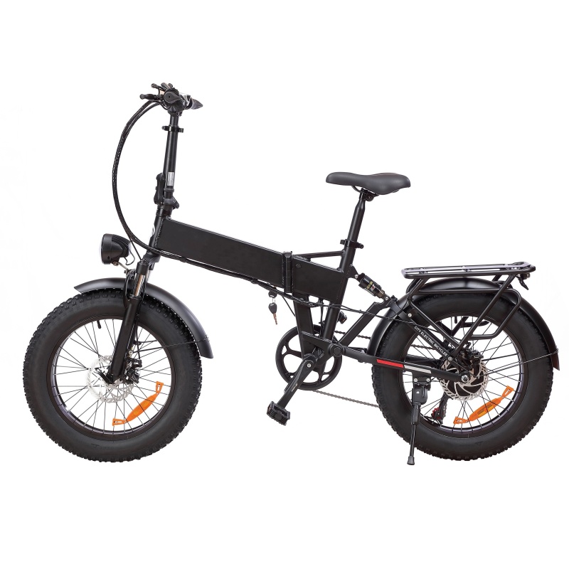EU Warehouse Ready to Ship Fat Tire Folding E Bike 48V 500W Full Suspension Electric Bicycle Buy From Europe Kids Electric Bike