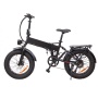 EU Warehouse Ready to Ship Fat Tire Folding E Bike 48V 500W Full Suspension Electric Bicycle Buy From Europe Kids Electric Bike