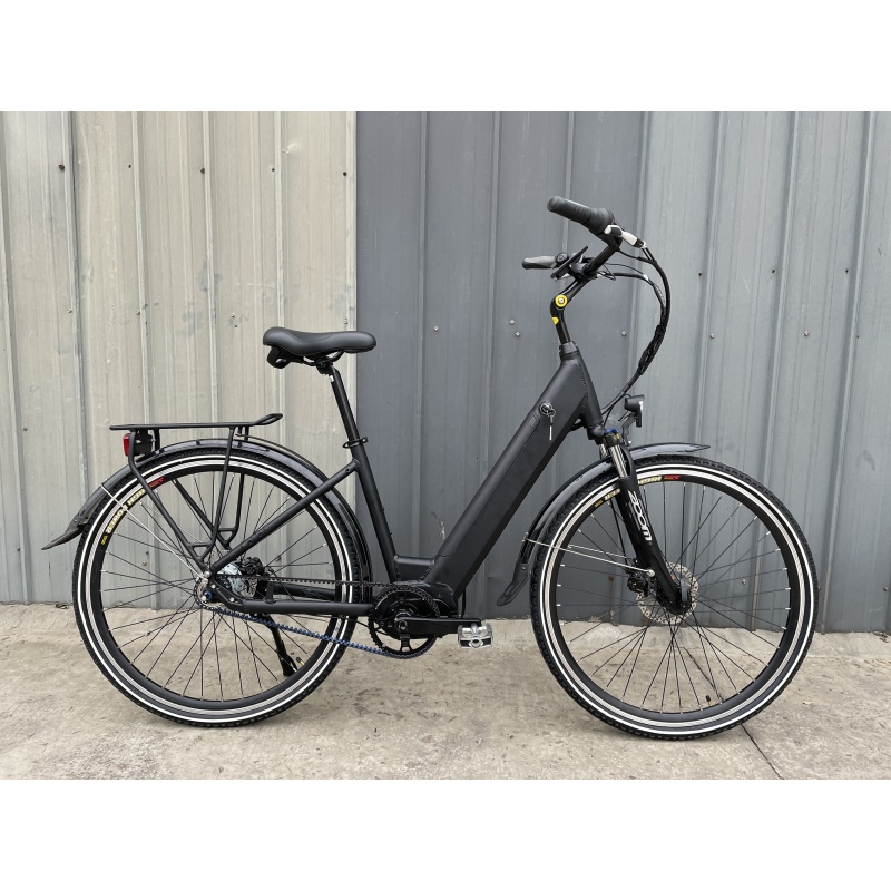 High Quality 48V 350W Bafang M420 Mid Drive Torque Sensor Electric City Bikes With Gates Belt Drive Shimano Nexus 8 Speed Hub