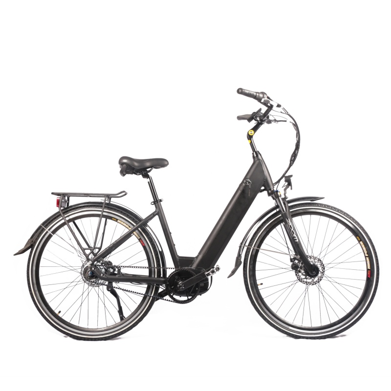 High Quality 48V 350W Bafang M420 Mid Drive Torque Sensor Electric City Bikes With Gates Belt Drive Shimano Nexus 8 Speed Hub