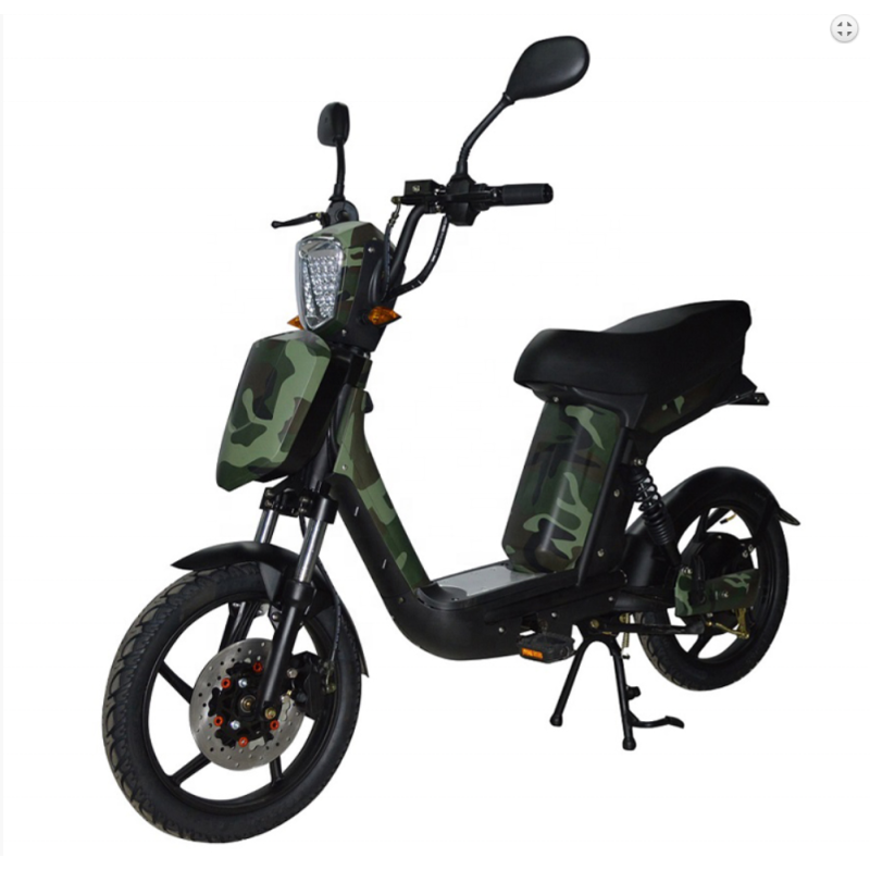 18 Inch Pedal Assist Electric Scooter For Adults 48V 250W E Scooter CE Certificated Moped Electric Bike 500W Optional