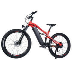 New Arrival Adult Electric Bike 500W 48V Full Suspension Mountain E Bike 27.5 x2.8 Fat Tyre Electric Bicycle 1000W Max