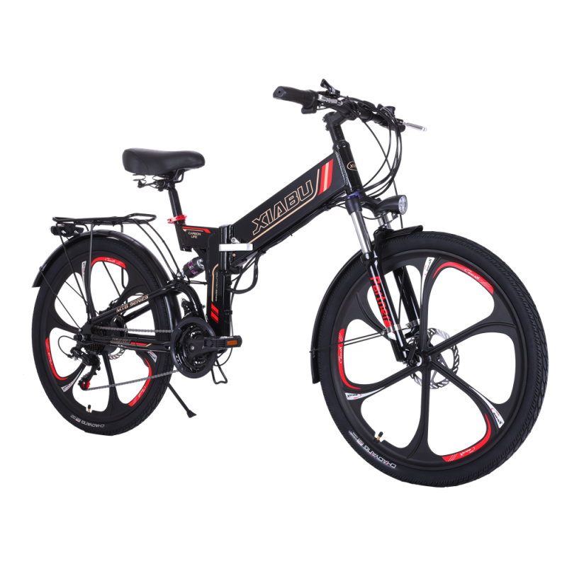 2020 New Arrival 21 Speed Folding E-bike Bicicleta Electrica Motos Electricas With Double Disk Brakes LCD Display