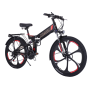 2020 New Arrival 21 Speed Folding E-bike Bicicleta Electrica Motos Electricas With Double Disk Brakes LCD Display