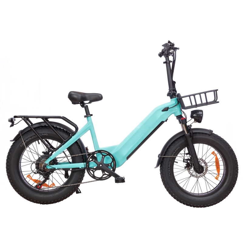 EU Stock Unisex 500W Adult Electric Bike 20 Inch 4.0 Fat Tyre Electro Bike Lithium Battery Powered Bicycle Elektro Bike
