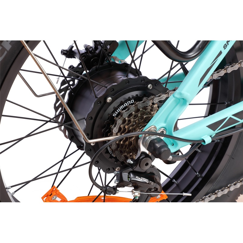 EU Stock Unisex 500W Adult Electric Bike 20 Inch 4.0 Fat Tyre Electro Bike Lithium Battery Powered Bicycle Elektro Bike