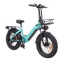 EU Stock Unisex 500W Adult Electric Bike 20 Inch 4.0 Fat Tyre Electro Bike Lithium Battery Powered Bicycle Elektro Bike