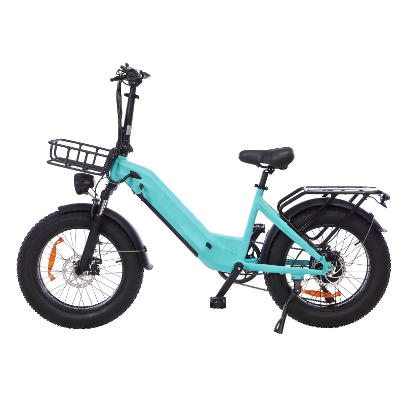 EU Stock Unisex 500W Adult Electric Bike 20 Inch 4.0 Fat Tyre Electro Bike Lithium Battery Powered Bicycle Elektro Bike