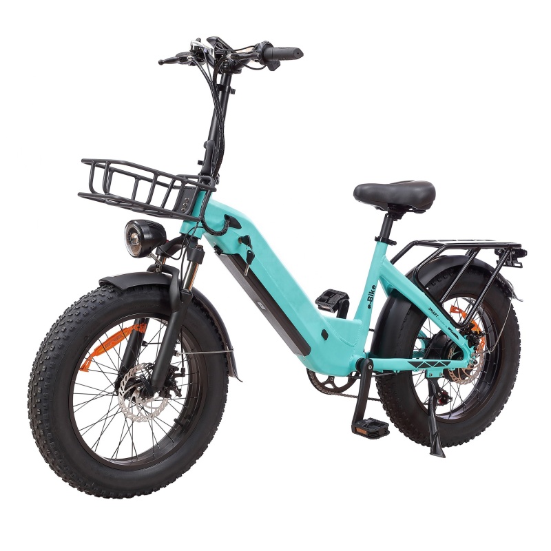EU Stock Unisex 500W Adult Electric Bike 20 Inch 4.0 Fat Tyre Electro Bike Lithium Battery Powered Bicycle Elektro Bike