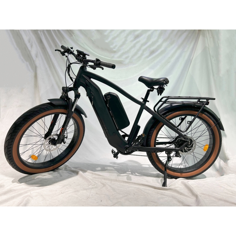 Long Range Dual Battery Electric Mountain Bike 48V 17.5Ah Lithium Fat Tire Adult Hybrid Electric Bicycle Moto Electrica