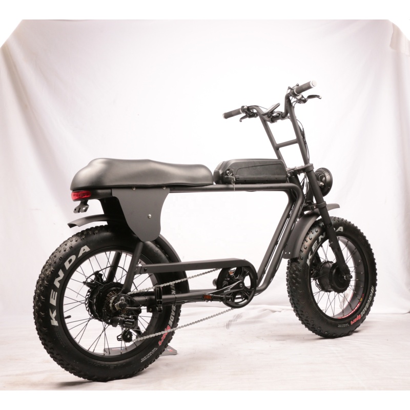 48V 500W 750W Dual Motor Electric Fat Bike Super Power Electric Hunting Bike Fat Tire E-Bicycle Max 1500W