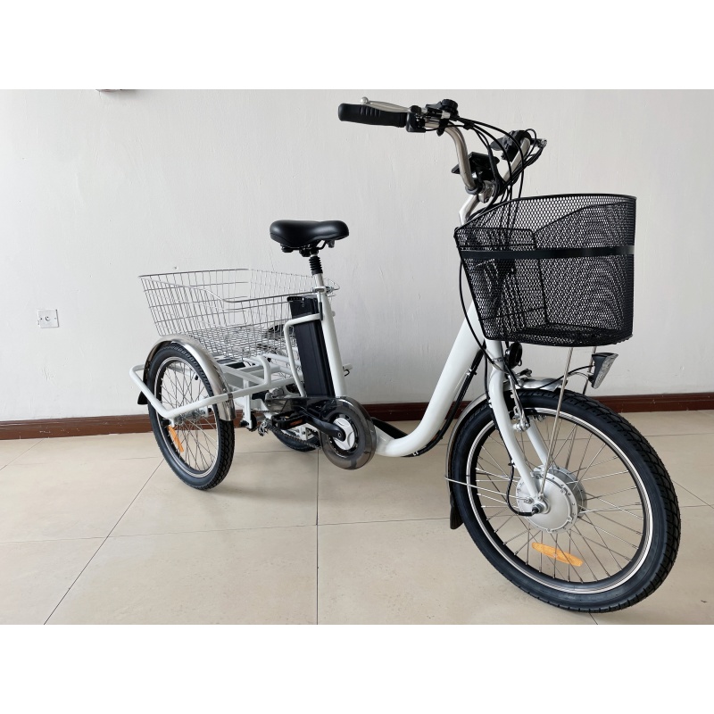 20-Inch Hot Sale 3-Wheel Electric Bicycle for Adults 350W Motor Power 36V Electronic Smart Type Best Choice!