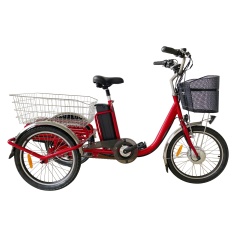 20-Inch Hot Sale 3-Wheel Electric Bicycle for Adults 350W Motor Power 36V Electronic Smart Type Best Choice!