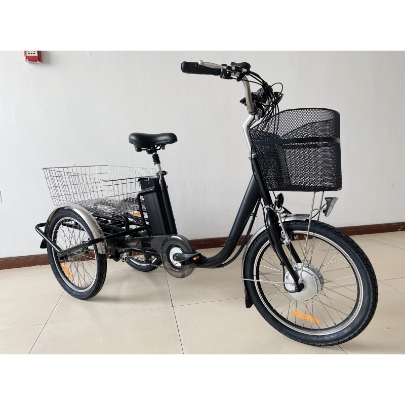 20-Inch Hot Sale 3-Wheel Electric Bicycle for Adults 350W Motor Power 36V Electronic Smart Type Best Choice!