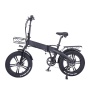 20 Inch New Model Folding Fat Tyre Cycle Electric Bikecycle 750W Ebike Fat With Basket 48V 750W E Bicycle E-Bike EU Warehouse
