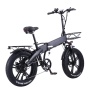 20 Inch New Model Folding Fat Tyre Cycle Electric Bikecycle 750W Ebike Fat With Basket 48V 750W E Bicycle E-Bike EU Warehouse