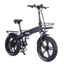 20 Inch New Model Folding Fat Tyre Cycle Electric Bikecycle 750W Ebike Fat With Basket 48V 750W E Bicycle E-Bike EU Warehouse