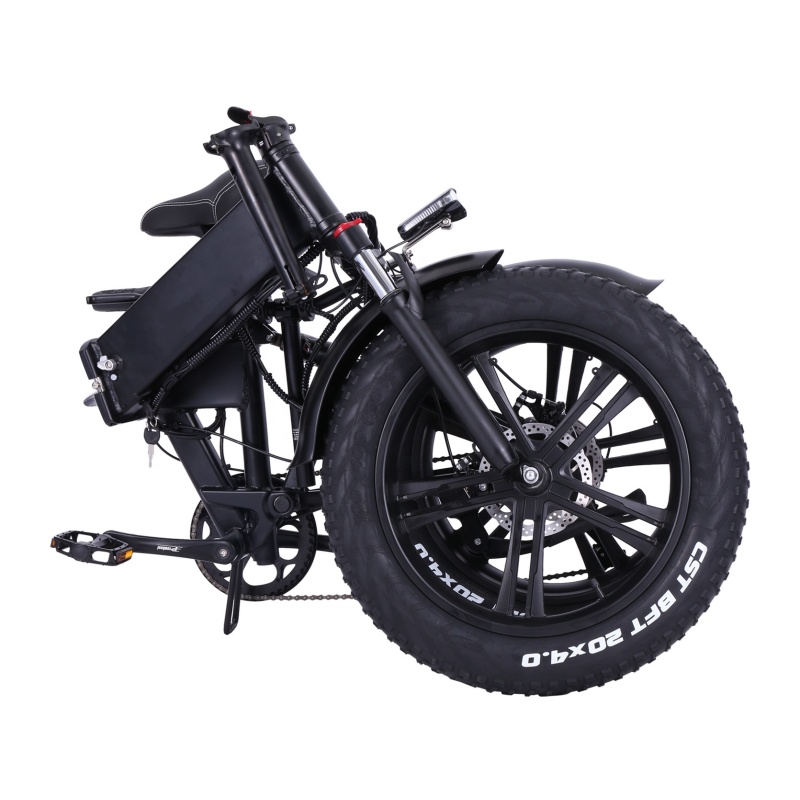 20 Inch New Model Folding Fat Tyre Cycle Electric Bikecycle 750W Ebike Fat With Basket 48V 750W E Bicycle E-Bike EU Warehouse