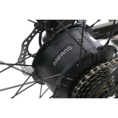 Sleek Design 1000W Fat Electric Bike Fully-Integrated 840Wh Battery 26 Inch 4.0 Fat Tire Retro Cruiser Bicycle For Sale