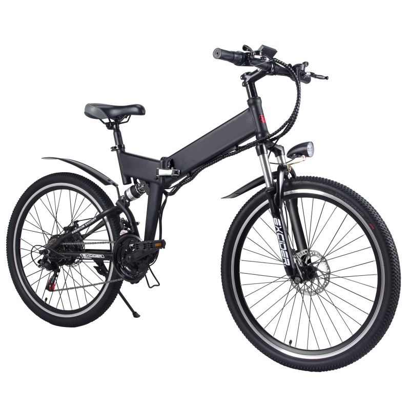 48V 350W 21 Speed Folding Electric Mountain Bike Electric Folding Mountain Bike Foldable Electric Mountain Bike