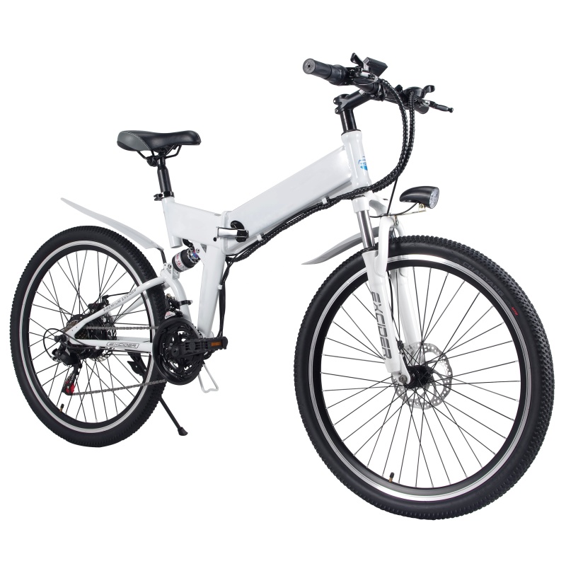 48V 350W 21 Speed Folding Electric Mountain Bike Electric Folding Mountain Bike Foldable Electric Mountain Bike