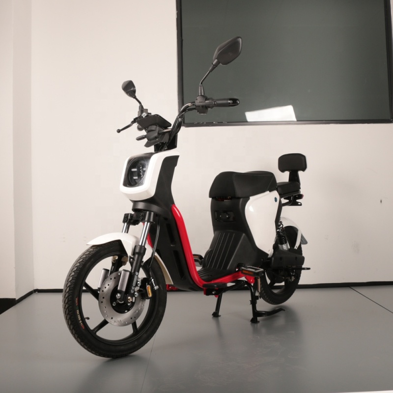 Long Range 48V 350W 500W Electric Scooter Bike Lithium Battery Pedal Assist Escooter With 3 Speed Delivery El Scooter
