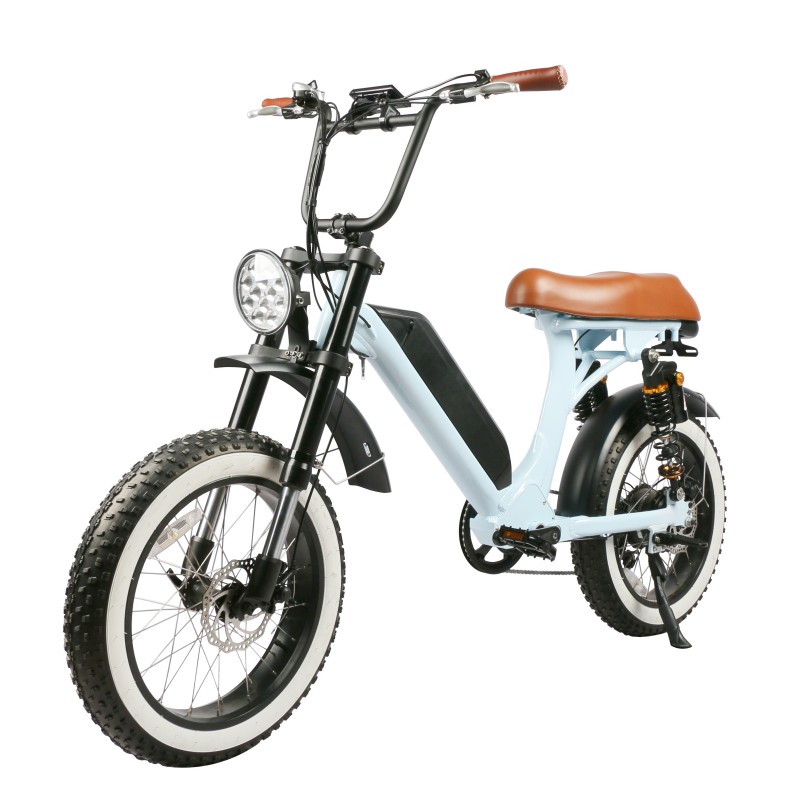 High Speed 52V 1000W Electric Fat Bike Full Suspension E Bike 1500W Max 60Km/h Speed