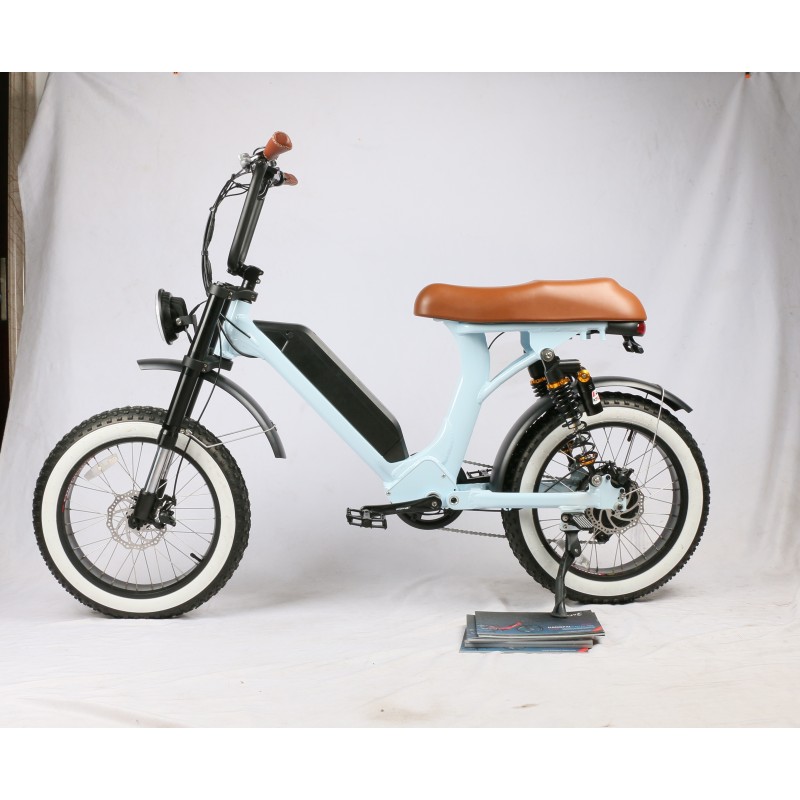 High Speed 52V 1000W Electric Fat Bike Full Suspension E Bike 1500W Max 60Km/h Speed