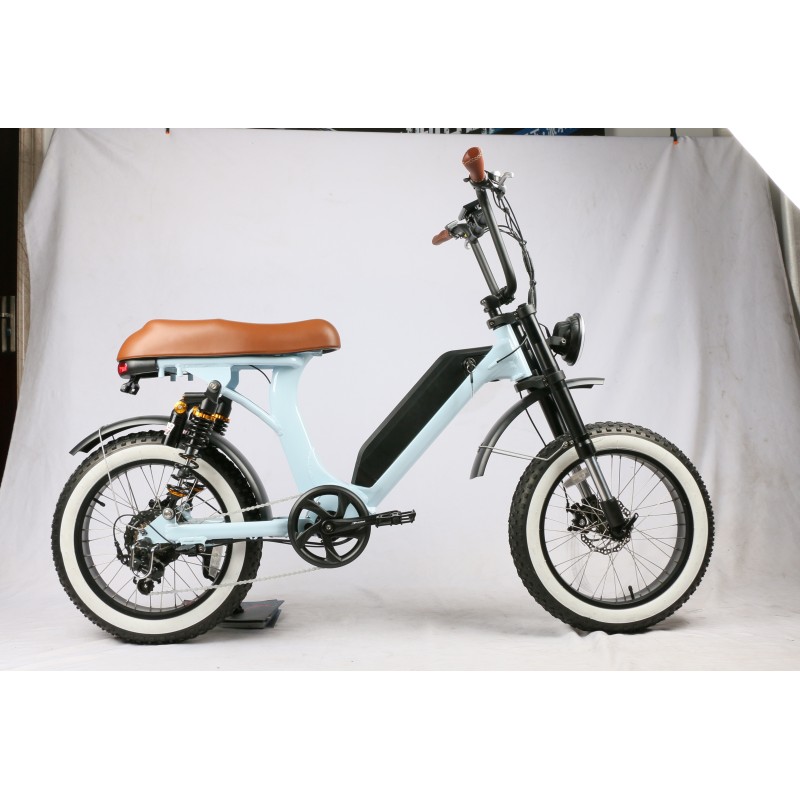 High Speed 52V 1000W Electric Fat Bike Full Suspension E Bike 1500W Max 60Km/h Speed