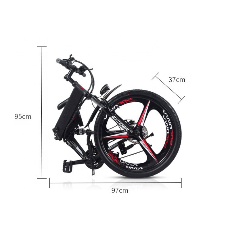3 Spoke 21 Speed Full Suspension Ebike Full Suspension Electric Bike Off Road Electric Bike With 48V Lithium Battery