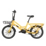 Best Selling 20 Inches Cute Retro E Bike 250W Cargo Electric Bike With Front Basket Tandem Electric Bicycle
