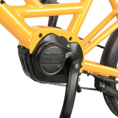 Best Selling 20 Inches Cute Retro E Bike 250W Cargo Electric Bike With Front Basket Tandem Electric Bicycle