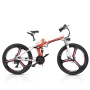 2020 Cute 3 Spoke Magnesium Alloy Electric Bicycle 48V 350W 500W Electric Mountain Bike Full Suspension
