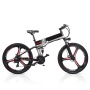 2020 Cute 3 Spoke Magnesium Alloy Electric Bicycle 48V 350W 500W Electric Mountain Bike Full Suspension