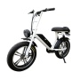 New Step Through Fat Electric Bike E-Bike Full Suspension Electric Fat Bike With Long Comfortable Seat