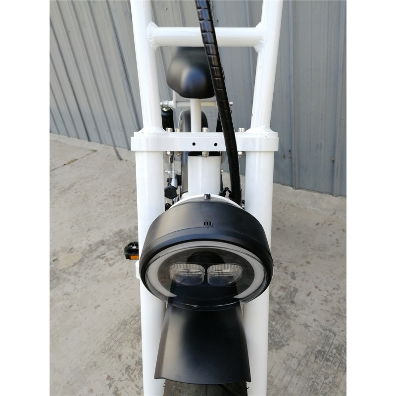 New Step Through Fat Electric Bike E-Bike Full Suspension Electric Fat Bike With Long Comfortable Seat