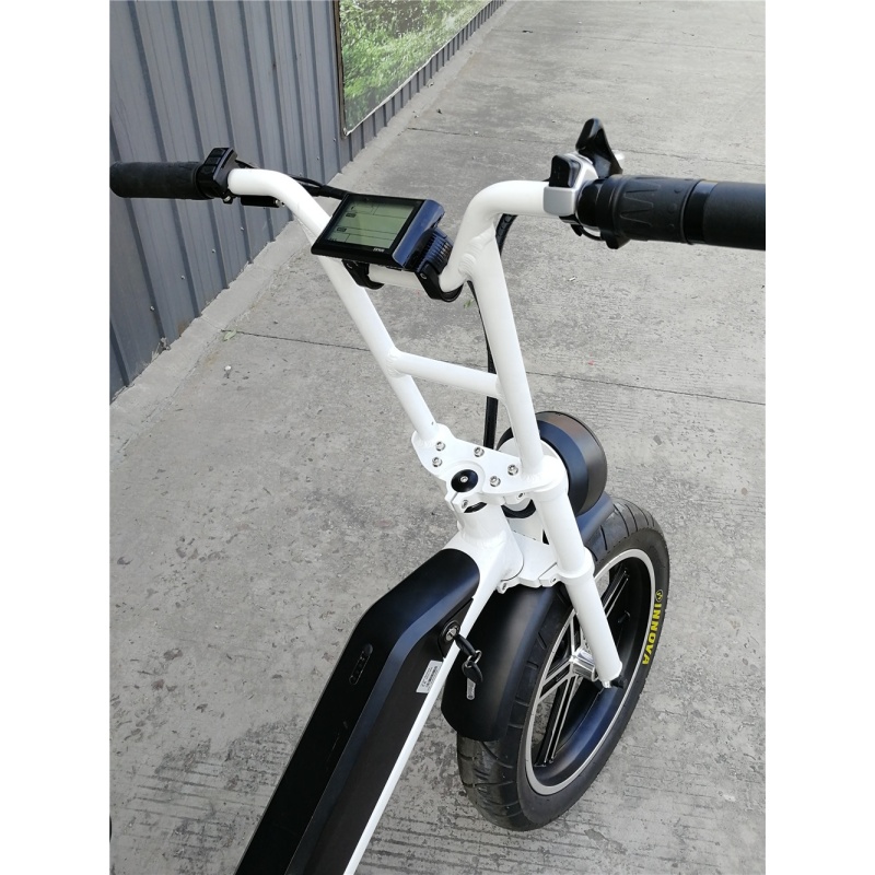 New Step Through Fat Electric Bike E-Bike Full Suspension Electric Fat Bike With Long Comfortable Seat