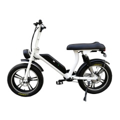 New Step Through Fat Electric Bike E-Bike Full Suspension Electric Fat Bike With Long Comfortable Seat