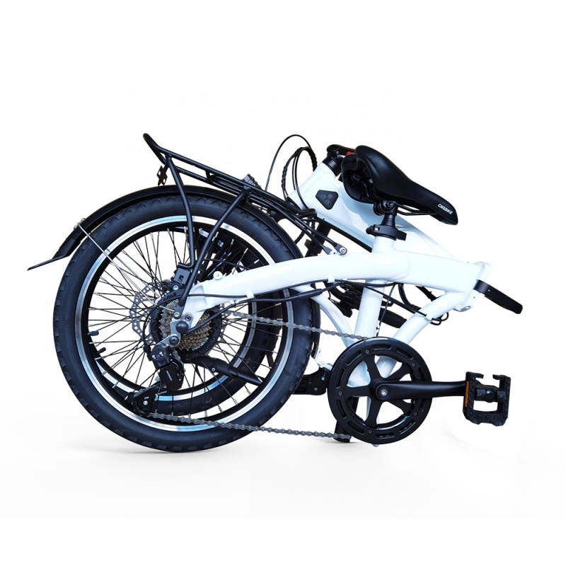 Ready To Ship 20 Inches Folding E-Bike 36V 350W Portable Electric Foldable Bicycle With 36V 7.8Ah Hidden Battery