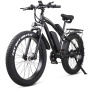 48V 1000W Electric Bike With 26"x4.0 Fat Tire Ebike Hydraulic Oil Disk Brakes 21 Speed E Bike 1000W