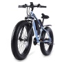 48V 1000W Electric Bike With 26"x4.0 Fat Tire Ebike Hydraulic Oil Disk Brakes 21 Speed E Bike 1000W