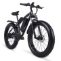 48V 1000W Electric Bike With 26"x4.0 Fat Tire Ebike Hydraulic Oil Disk Brakes 21 Speed E Bike 1000W