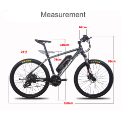 Factory Direct Cheap Aluminium Alloy Electric Bicycle 24 Speed 48V 250W Hub Motor Electric Moutain Bike E Bike MTB  For Sales